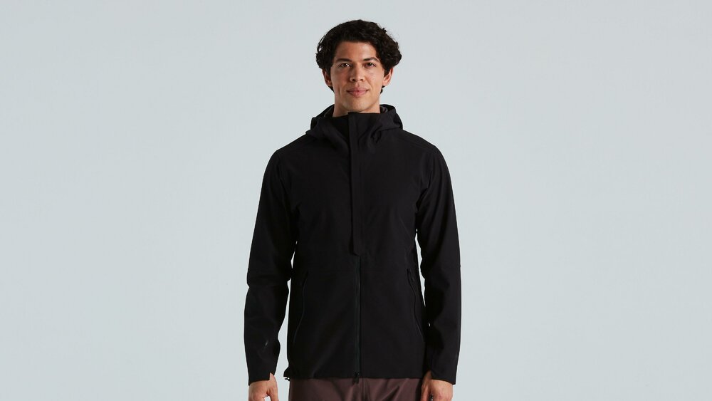 Specialized Men's Trail Neoshell Rain Jacket Black L