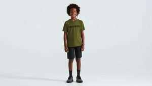 Specialized Youth Wordmark Short Sleeve T-Shirt Olive Green M