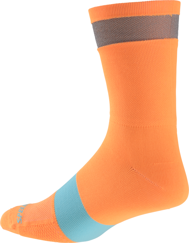 Specialized Reflect Tall Socks Neon Orange XL