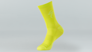 Specialized SOFT AIR TALL LOGO SOCK HYP S Hyper Green S