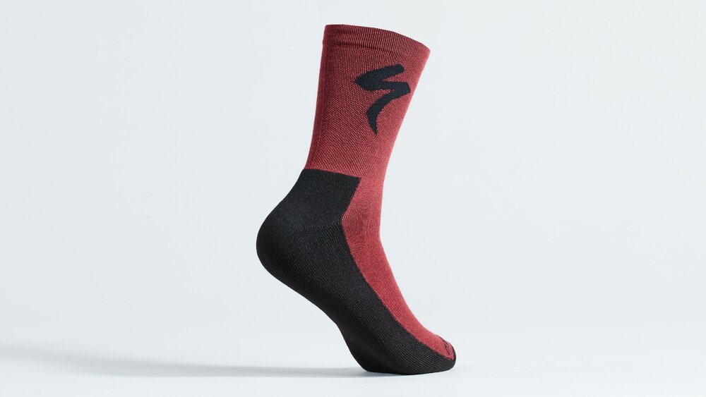 Specialized Primaloft® Lightweight Tall Logo Socks Maroon L