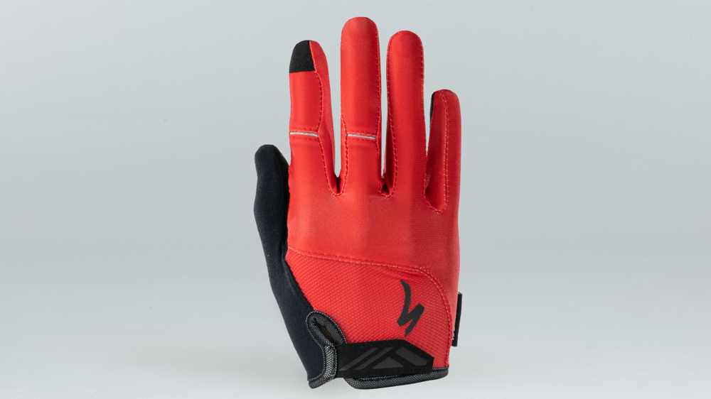 Specialized Women's Body Geometry Dual-Gel Long Finger Gloves Red S
